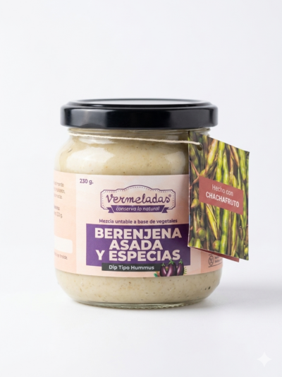 DIP CREMOSO DE BERENJENA CON CHACHAFRUTO